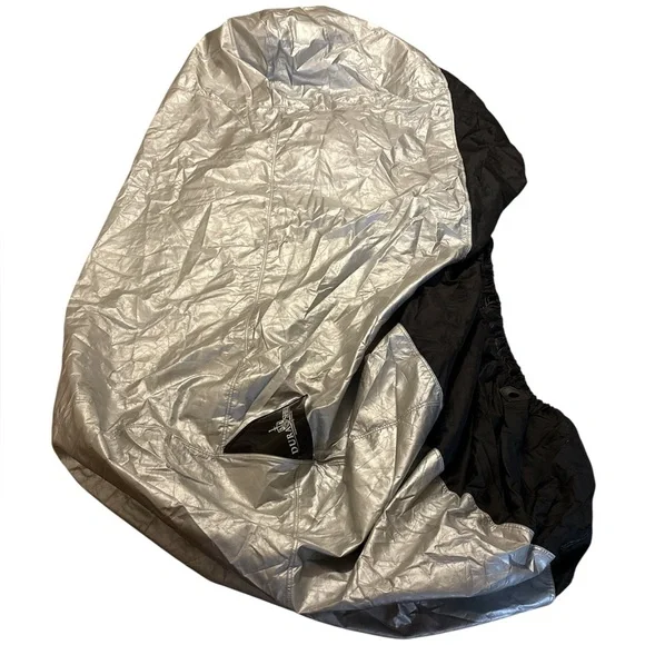 Black and Silver Motorcycle Cover - Picture 3 of 6